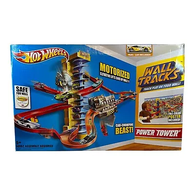 Buy Mattel HOT WHEELS W3423 2011 WALL TRACK POWER TOWER MOTORIZED POWER SET NIB • 142.04£