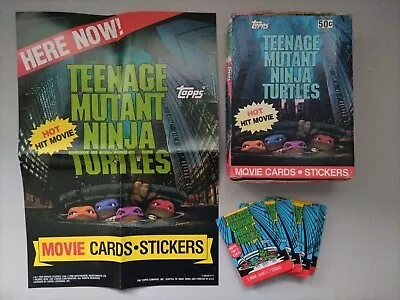 Buy Teenage Mutant Ninja Turtles Topps Trading Cards 1990 Full Box 36 Unopened Packs • 139.99£
