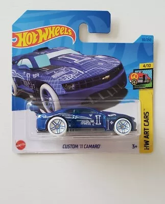 Buy Hot Wheels Custom '11 Camaro 6.2L V8 Diecast Toy Car Model 1:64 In Original Box • 8.95£