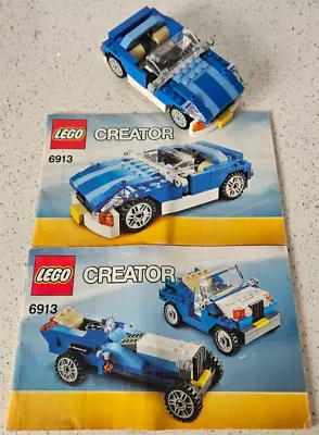 Buy LEGO CREATOR: Blue Roadster (6913) 3 IN 1 Complete With Instructions • 1.99£