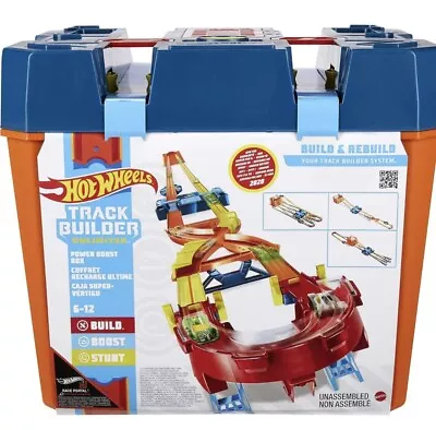 Buy Hot Wheels Track Builder Power Boost Box- Brand New And Sealed! • 65£