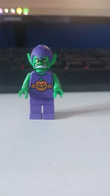Buy Green Goblin - Bright Green Skin, Dark Purple Outfit Lego Mini Figure • 3.49£