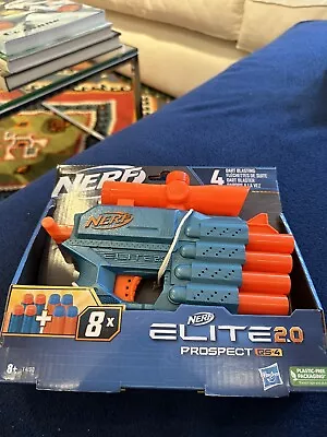 Buy Nerf Elite 2.0 Prospect QS-4 Blaster, 8 Official Nerf Elite Darts • 3.95£