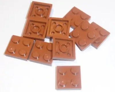 Buy LEGO 10x Plate 2x2 (3022) - Dark Orange • 1.20£
