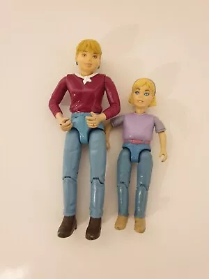 Buy Vintage Fisher Price Loving Family Mom & Little Girl Figures Collectible 1993 • 10.50£