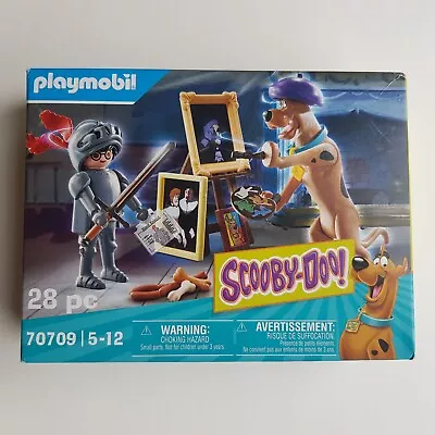 Buy Playmobil 70709 Scooby-Doo! Artist Painter Knight Art Playset 28 Pcs NEW • 7.65£