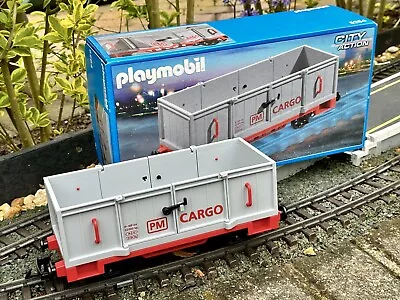 Buy Playmobil 5264 Train/ Railway Open BM Cargo Wagon Lightly Used VGC Boxed • 39.95£