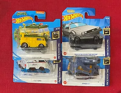 Buy HOT WHEELS JOB LOT Of 4 NEW Screen Time Hot Wheels Party Gifts STOCKING FILLERS • 5.99£