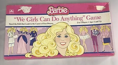 Buy BARBIE 'We Girls Can Do Anything Board Game 1986 Mattel Missing 2 Career Discs • 11.57£