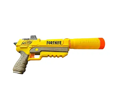 Buy Nerf Fortnite Yellow Sp-L Elite Dart Blaster Gun With Detachable Barrel • 12.99£