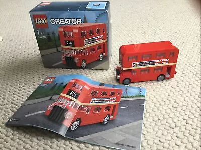 Buy LEGO Creator 40220 LondonRed Routemaster Double Decker Bus BNIB  • 10£