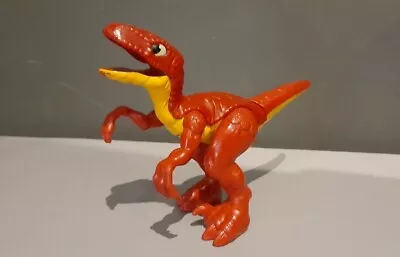 Buy Fisher Price Imaginext Red Yellow Velociraptor Raptor Dinosaur Mattel 2011 RETRO • 12.99£