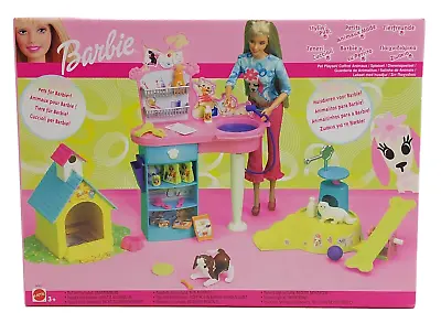 Buy Mattel 88919 Barbie Animal Loves Styling Pup Play Set / Cat & Dog Salon • 45.99£
