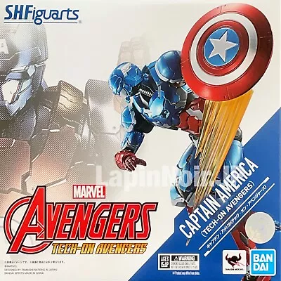 Buy Captain America Figure Tech On Avengers MARVELCOMICS S.H.Figuarts BANDAI • 118.07£
