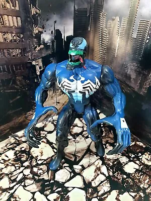 Buy Spider-Man Venom 6  Articulated Action Figure Marvel Toy Biz 1997 Vintage Blue • 8.99£