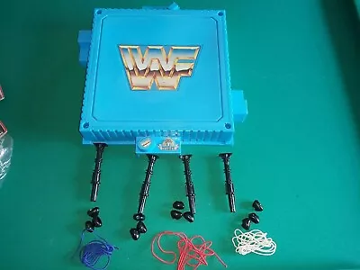 Buy Vintage Wwf Wwe Wrestling Hasbro Titan Sports Ring • 133.85£