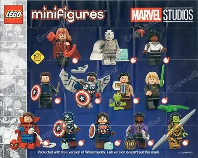 Buy Lego Minifigure, Marvel Studios - Check List, Check Sheet, Tick List • 1.35£