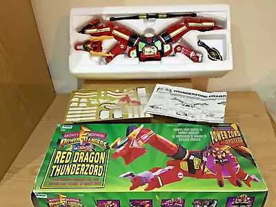 Buy Power Rangers Mighty Morphin Red Dragon Thunderzord 100% Complete In Box V.VGC • 59.99£
