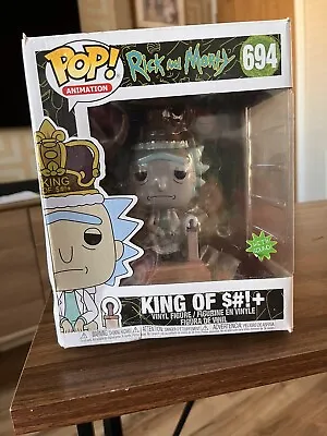 Buy Rick And Morty King Of S#!+ Rick Large Funko Pop Figure • 35£