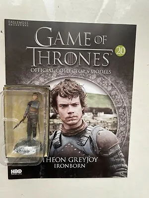 Buy Game Of Thrones Issue 20 Theon Greyjoy Eaglemoss Figure Collector's Model • 24.99£