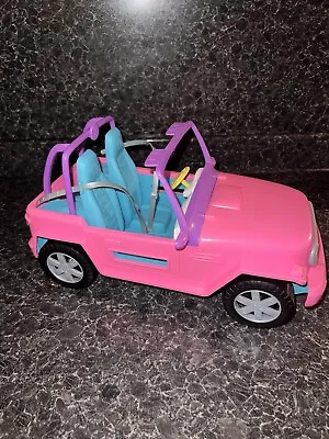 Buy Barbie Mattel Car Off-Road Vehicle 2019 Pink Jeep • 2.99£
