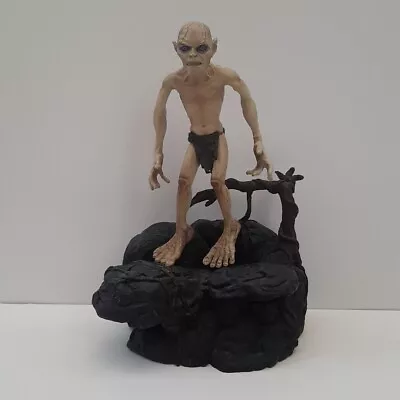 Buy The Lord Of The Rings Toybiz Gollum Action Figure With Rock Stand Tested Working • 5£