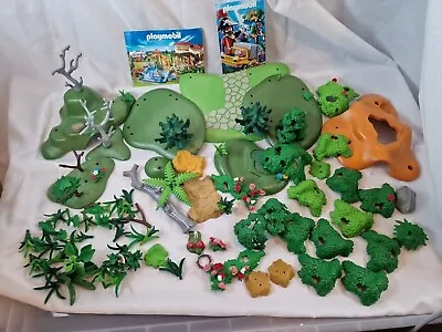 Buy Large- Play Mobil Bundle, Of Accessories Trees Plants Bases Etc.from 1995 - 2002 • 14£