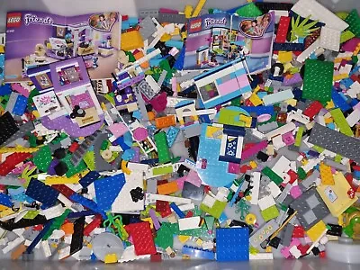 Buy LEGO 2kg LOOSE MIXED BUNDLE PARTS Building Bricks Friends Disney Base Plates M 2 • 18£