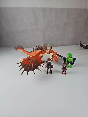Buy Playmobil How To Train Your Dragon Hookfang And Figures Toy Bundle  • 36£
