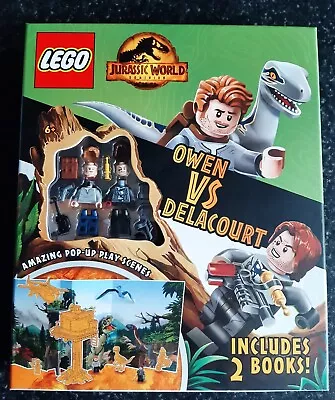 Buy Lego Jurassic World Park Minifigures Set Owen Delacourt Lego Figures Book • 9.95£
