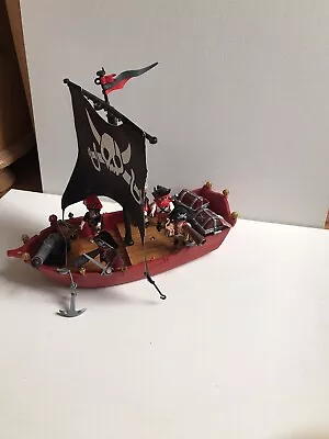Buy Playmobil 5298 Skull & Crossbones Corsair Pirate Ship Chest Map Treasure Weapons • 7.50£