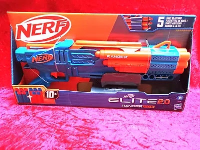 Buy Hasbro Nerf Dart Blaster Gun - Elite 2.0 - Ranger PD-5 - Age 8+ - NEW • 10£