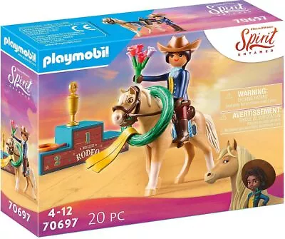 Buy PLAYMOBIL DreamWorks Spirit Untamed 70697 Rodeo Pru, For Children Ages 4+ • 14.04£
