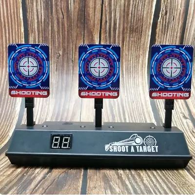 Buy Auto-Reset Electric Target For Nerf Guns Bullets Toys For Beads Blaster Gun Gift • 10£