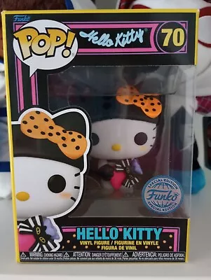 Buy Funko Pop Hello Kitty (70) Blacklight Sanrio HMV Exclusive SLlGHT DAMAGE TO BOX • 12£
