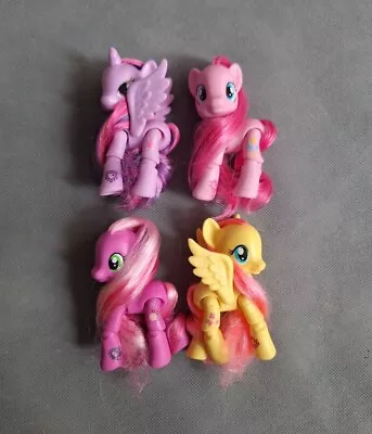 Buy My Little Pony G4 Movable Limbs Bundle X4 Fluttershy Pinkie Pie Twilight Sparkle • 12.50£