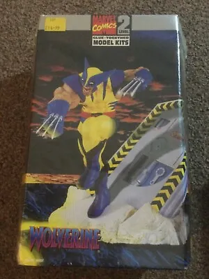 Buy Marvel Comics Wolverine X-Men Level 2 Model Kit Glue Together 1996 Toy Biz New • 24.99£