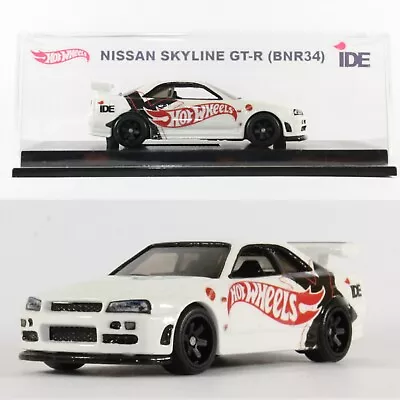 Buy IDE - Nissan Skyline GTR R34 In Acrylic Case - Hot Wheels Custom Car • 89£