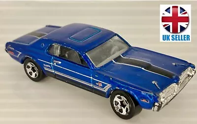 Buy 2012 Hot Wheels Muscle Mania - Ford '68 Mercury Cougar #119 Blue • 5.85£
