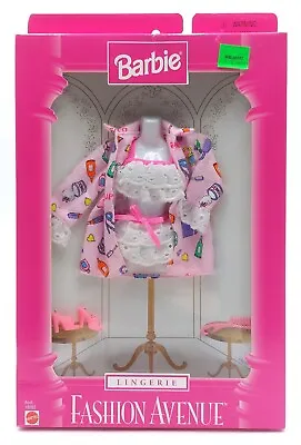 Buy 1997 Barbie Fashion Avenue Lingerie Collection Fashion Set / Mattel 18092, NrfB • 45.15£