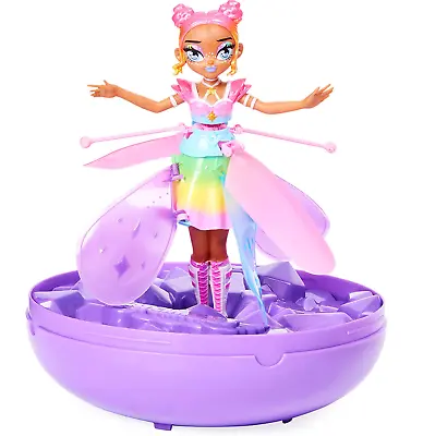 Buy HATCHIMALS Pixies, Crystal Flyers Rainbow Glitter Idol Magical Flying Toy Doll  • 39.99£