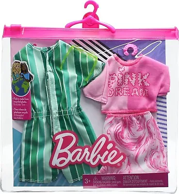 Buy Barbie Fashion Pack - HJT40 - 2 Pack Clothing For Barbie Doll • 30.72£