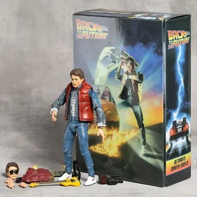 Buy NECA Back To The Future Marty McFly Deluxe Action Figure Toys 16cm • 46.24£
