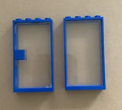 Buy Lego Door And Window Frame 1 X 4 X 6 60596 From 76082 Spares Parts In Blue • 3.45£