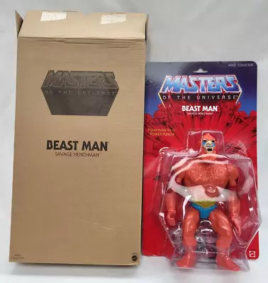 Buy Mattel Masters Of The Universe Large Size 12  Beast Man + Original Packing/Box • 125£