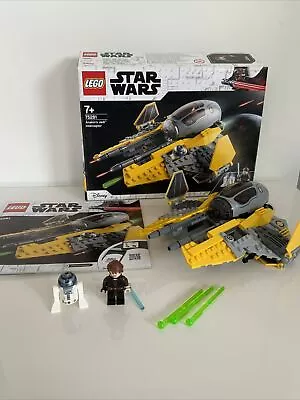 Buy Lego Star Wars 75281 Anakin's Jedi Interceptor Sw1095 Anakin Skywalker R2-D2 • 32.50£