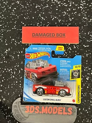 Buy DAMAGED CARD Hot Wheels 1:64 CUSTOM SMALL BLOCK • 1£