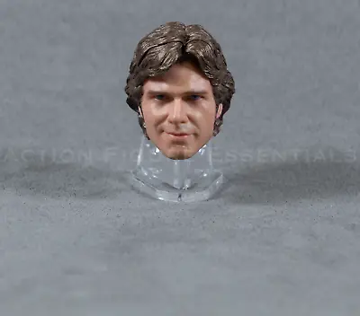 Buy Han Solo Head Sculpt Harrison Ford Custom 1/6 Star Wars One Sixth Hot Toys Scale • 34.50£