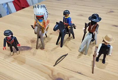 Buy Playmobil Cowboys & Native Indians.  Chief On Horseback. Western • 15£