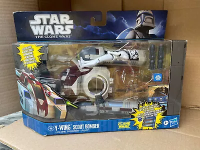 Buy Star Wars Y-Wing Scout Bomber Cloone Trooper Pilot  • 65£